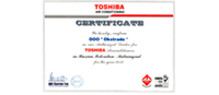 Сертификат TOSHIBA